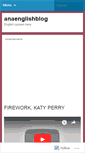 Mobile Screenshot of anaenglishblog.wordpress.com