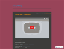 Tablet Screenshot of anaenglishblog.wordpress.com