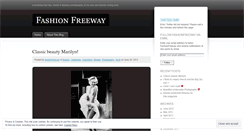 Desktop Screenshot of fashionfreeway.wordpress.com