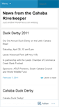 Mobile Screenshot of cahabariverkeeper.wordpress.com