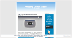 Desktop Screenshot of guitarcity.wordpress.com