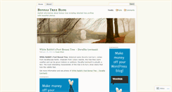 Desktop Screenshot of bonsaitreeblog.wordpress.com