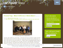 Tablet Screenshot of happytummyyogaandsweets.wordpress.com