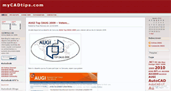 Desktop Screenshot of mycadtips.wordpress.com