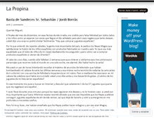 Tablet Screenshot of lapropina.wordpress.com