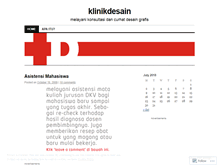 Tablet Screenshot of klinikdesain.wordpress.com