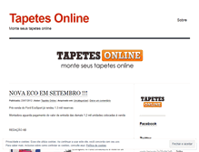 Tablet Screenshot of onlinetapetes.wordpress.com