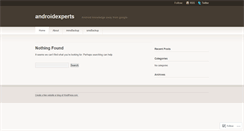 Desktop Screenshot of androidexperts.wordpress.com