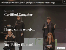 Tablet Screenshot of daretosuck.wordpress.com