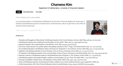 Desktop Screenshot of chanwookim.wordpress.com