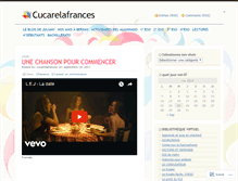 Tablet Screenshot of cucarelafrances.wordpress.com