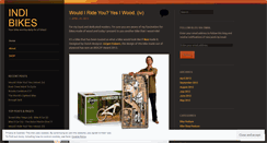 Desktop Screenshot of indibikes.wordpress.com