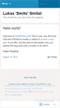 Mobile Screenshot of lukassmital.wordpress.com