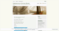 Desktop Screenshot of fibromyalgianaturalrelief.wordpress.com