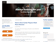 Tablet Screenshot of meetmoiblog.wordpress.com