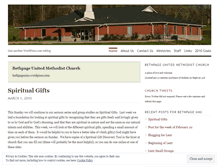 Tablet Screenshot of bethpageumc.wordpress.com