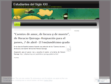 Tablet Screenshot of edusiglo21.wordpress.com