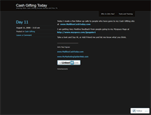 Tablet Screenshot of cashgiftingwithjohnpaul.wordpress.com