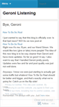 Mobile Screenshot of geronilistening.wordpress.com