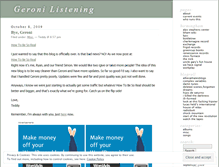 Tablet Screenshot of geronilistening.wordpress.com
