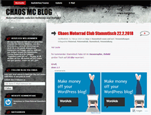 Tablet Screenshot of chaosmc.wordpress.com