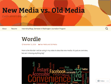 Tablet Screenshot of cwhite3.wordpress.com