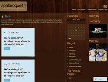 Tablet Screenshot of apataroque14.wordpress.com