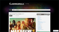 Desktop Screenshot of clashingskulls.wordpress.com