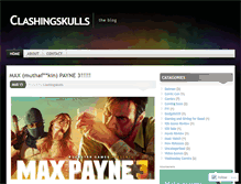 Tablet Screenshot of clashingskulls.wordpress.com