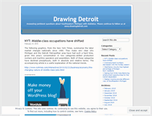 Tablet Screenshot of drawingdetroit.wordpress.com