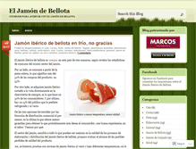 Tablet Screenshot of blogjamondebellota.wordpress.com
