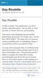 Mobile Screenshot of gayroulette64.wordpress.com