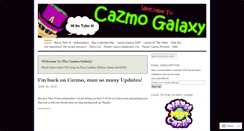 Desktop Screenshot of cazmogalaxy.wordpress.com