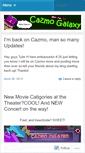 Mobile Screenshot of cazmogalaxy.wordpress.com