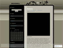 Tablet Screenshot of drugshell.wordpress.com