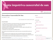 Tablet Screenshot of luptaimpotrivacanceruluidesan.wordpress.com