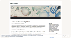 Desktop Screenshot of dondent.wordpress.com
