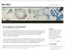 Tablet Screenshot of dondent.wordpress.com