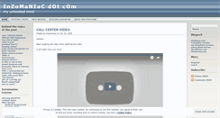 Desktop Screenshot of inzomaniac.wordpress.com