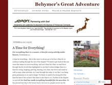 Tablet Screenshot of behymerjapan.wordpress.com