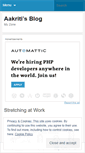 Mobile Screenshot of aakritijain.wordpress.com