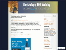 Tablet Screenshot of christology101.wordpress.com