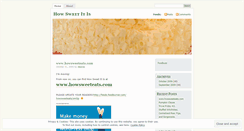 Desktop Screenshot of howsweet.wordpress.com