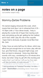 Mobile Screenshot of notesonapage.wordpress.com