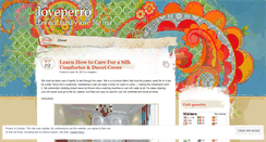 Desktop Screenshot of loveperro.wordpress.com