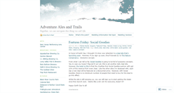 Desktop Screenshot of adventurealesandtrails.wordpress.com