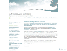 Tablet Screenshot of adventurealesandtrails.wordpress.com