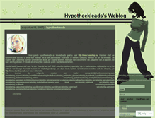 Tablet Screenshot of hypotheekleads.wordpress.com