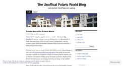 Desktop Screenshot of polarisworldgolf.wordpress.com