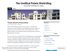 Tablet Screenshot of polarisworldgolf.wordpress.com